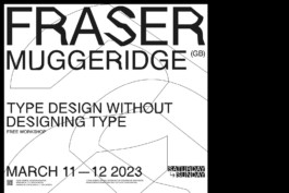 Affiche Fraser Muggeridge, Center for Future Publishing, Genève Chantal Hochuli